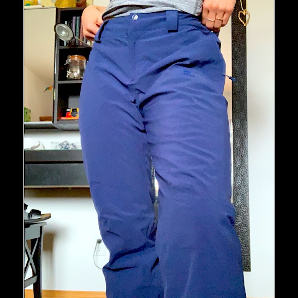 Ladies Salmon Waterproof Snow-pants